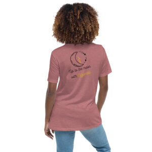 T-shirt Décontracté pour Femme UP TO THE MOON WITH KIZOMBA